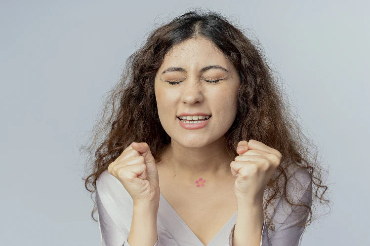 A person showing his buck teeth