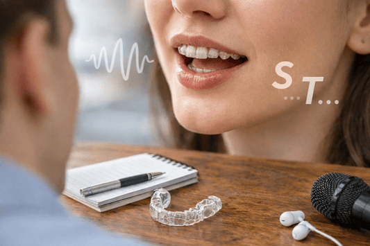 Clear retainers and speech therapy