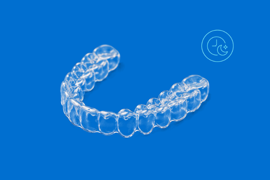 A woman unable to sleep due to bruxism