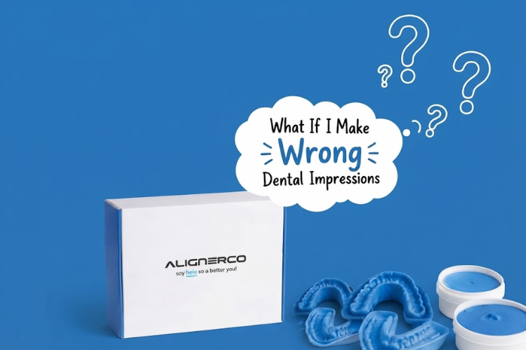 ALIGNERCO impression kit with a wrong dental impression question