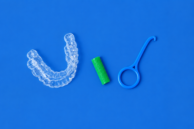 Clear aligners and their removal tool