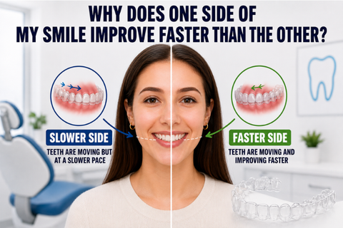 Why Does One Side of My Smile Improve Faster Than the Other?