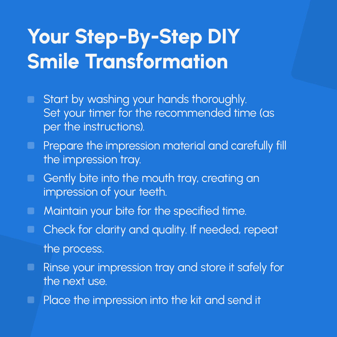 Kit First Plan - Complete Teeth Straightening Impression Kit