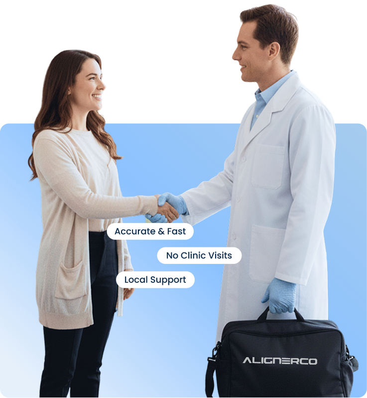 ALIGNERCO at-home teeth scan