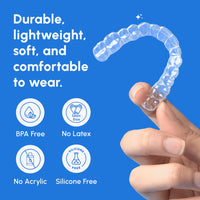 Retainers - Clearest Custom Fit Retainers for Maintaining Your Smile, Includes Impression Kit and Clear Retainer Case